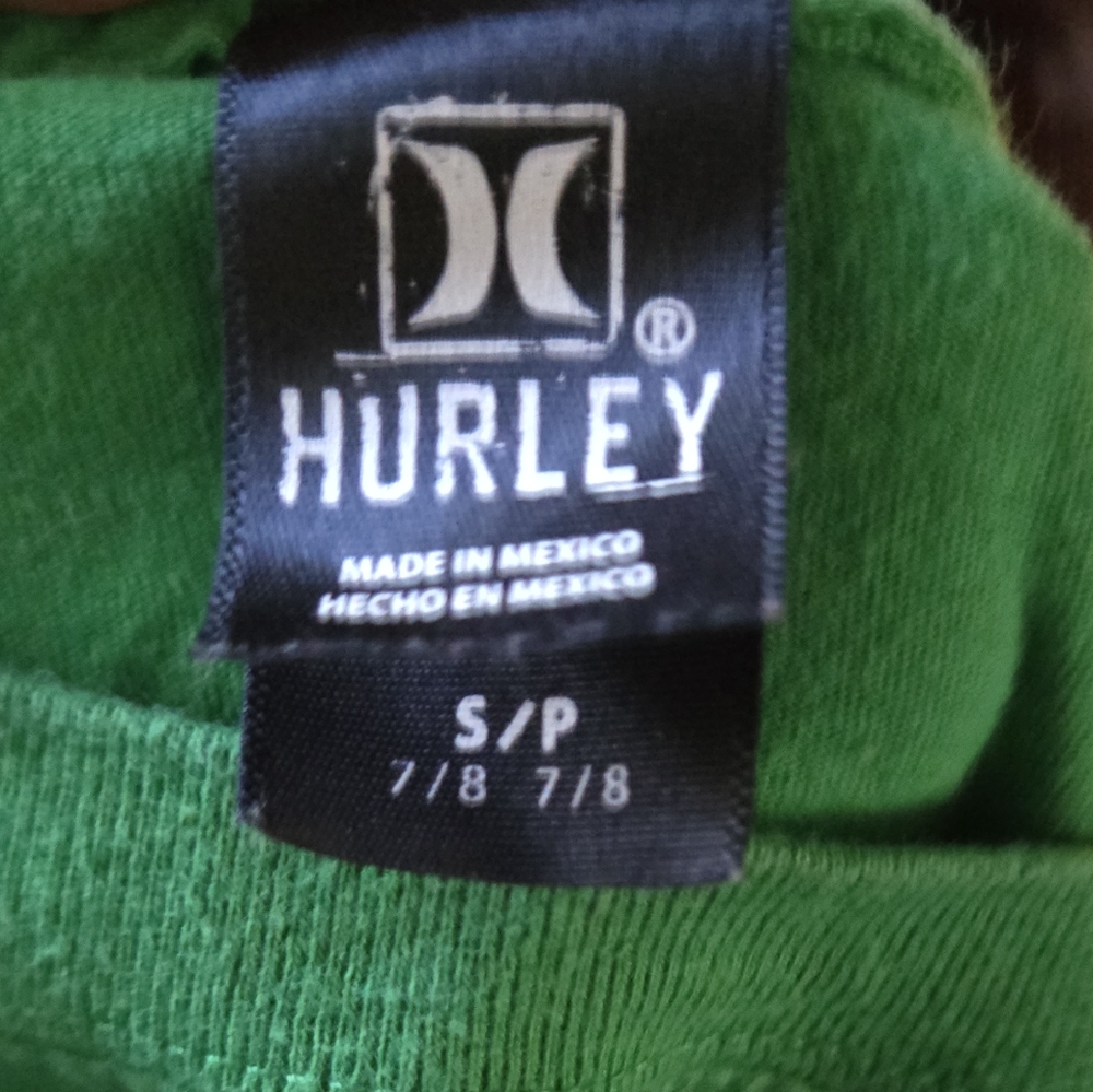 Hurley Green mens T-Shirt szS/P NWOT - Picture 4 of 6